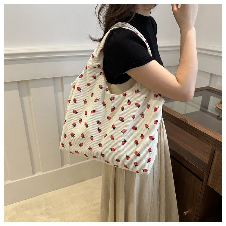 Portable Tote Bag Large Capacity Beautiful Simple