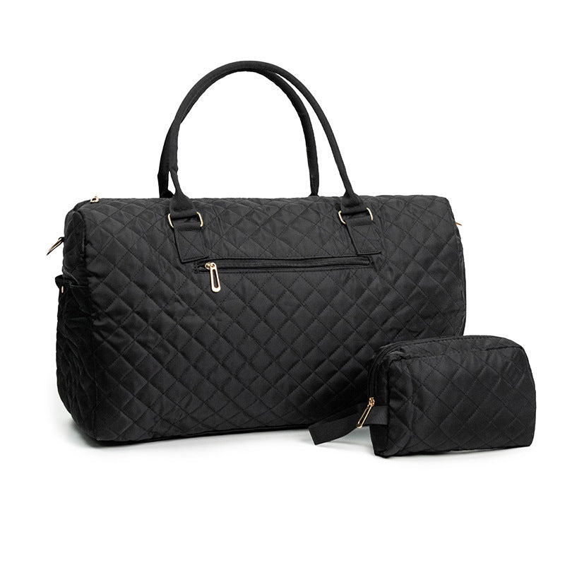 womens quilted travel baggage carousel wash bag