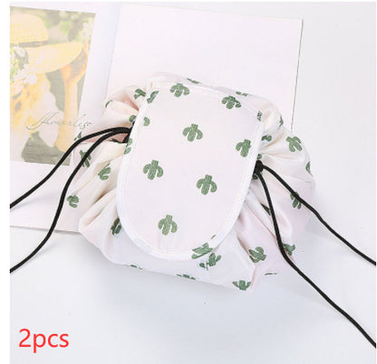 lazy drawstring cosmetic bag buggy bag