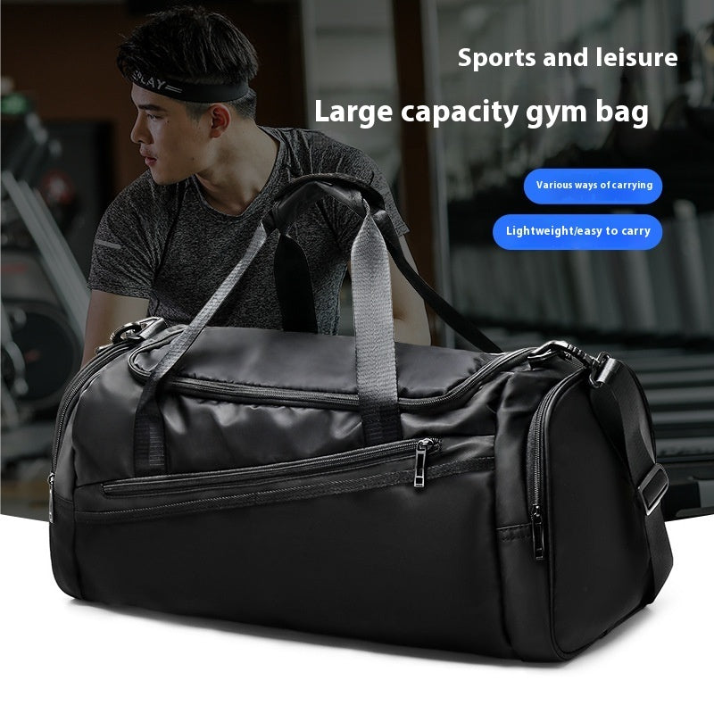 mens large capacity travel dry wet separation fitness sports training portable messenger bag