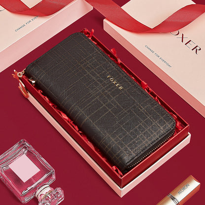 coin purse multiple card slots long and light luxury popular clutch purse women