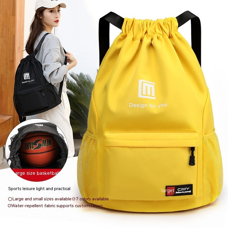 travel backpack womens large capacity travel exercise bag drawstring bag drawstring bag oxford waterproof