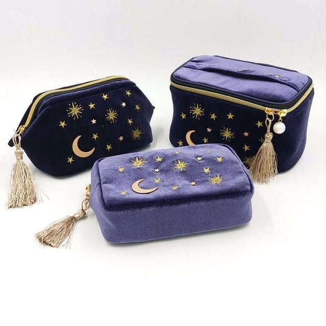 japanese cosmetic bag velvet cosmetic bag