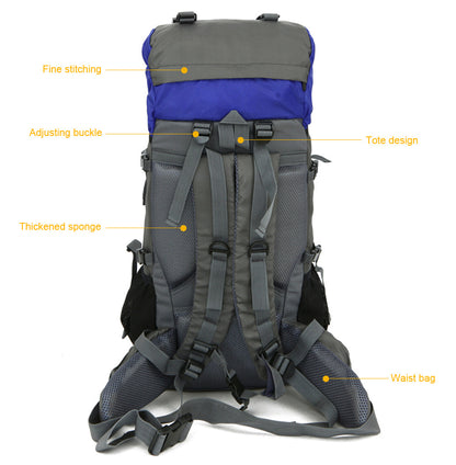 extra large outdoor 60l travel backpack