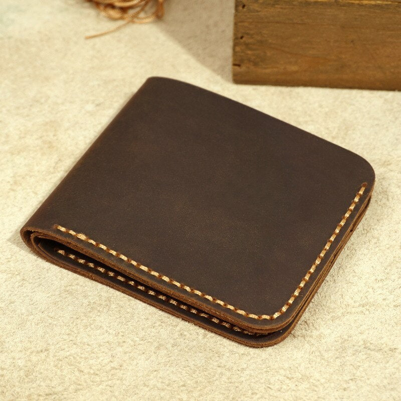 mens handmade leather wallet