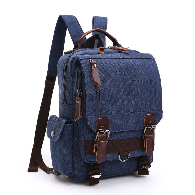 fashion canvas outdoor travel crossbody chest bag