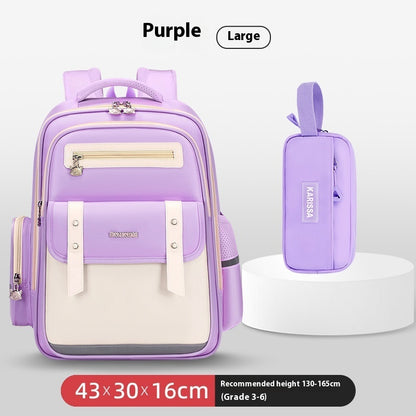 Oxford Cloth Children's Schoolbag Large Capacity Backpack