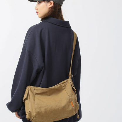 womens canvas bag casual large capacity crossbody bag