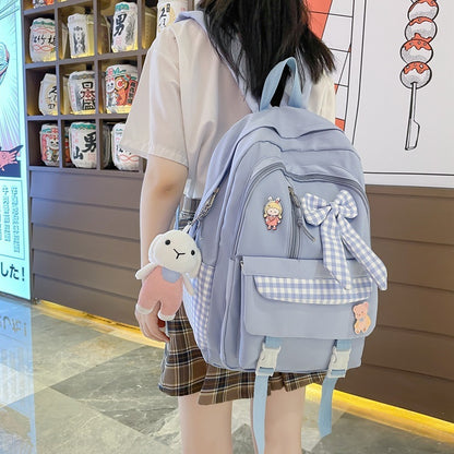 ins mori style grade junior high school student backpack