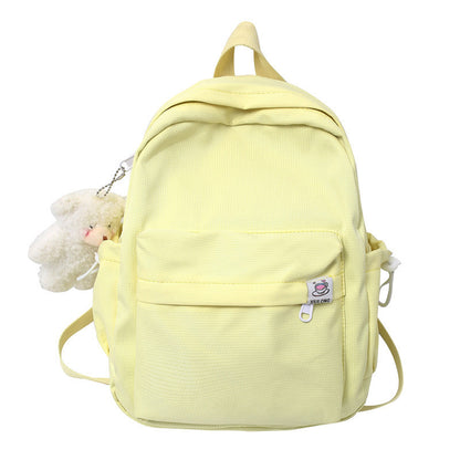 womens candy colored personalized all match simple backpack