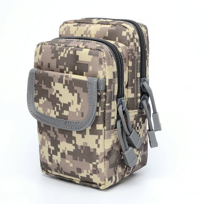 double zipper thick large capacity tactical wear resistant belt waist bag