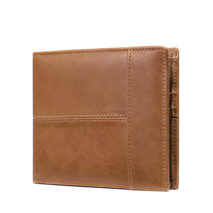 anti theft leather mens wallet