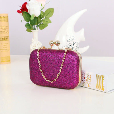 new style dinner bag korean fashion chain clip bag