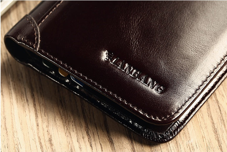 mens leather wallet