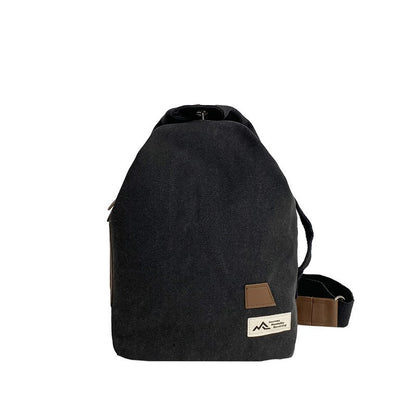 fashion canvas slanted chest bag travel leisure sports waist bag