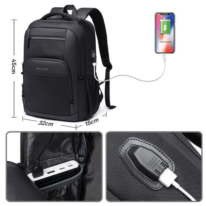 male student business waterproof computer backpack