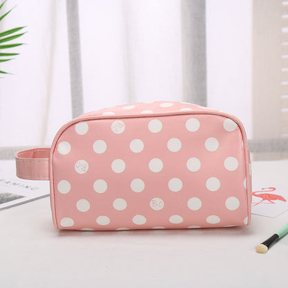 womens portable cosmetic bag zipper multifunctional