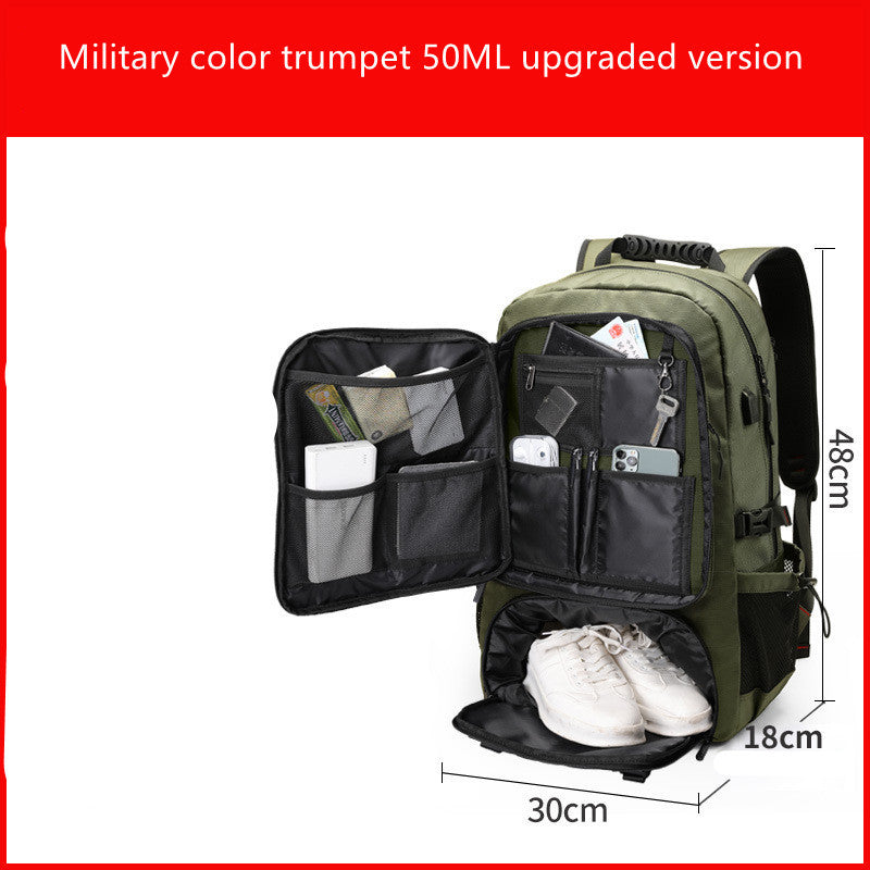 extra large travel bag mens outdoor mountaineering leisure super large capacity travel shoulders