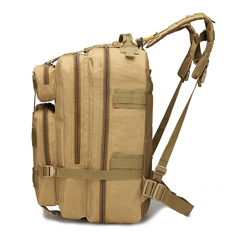 sports outdoor mountaineering travel double shoulder knapsack camping army camouflage pack tactical backpack 45l large 3p backpack