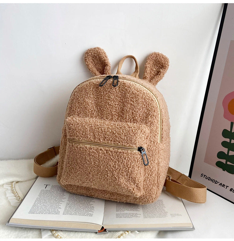 cute plush bag womens autumn and winter new