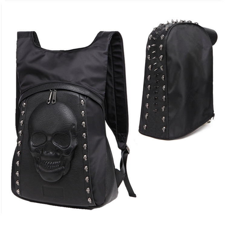 skull stud backpack