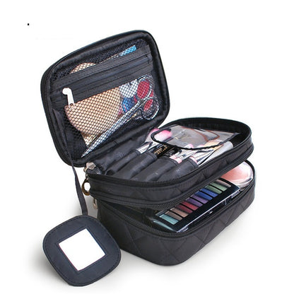 waterproof double cosmetic bag