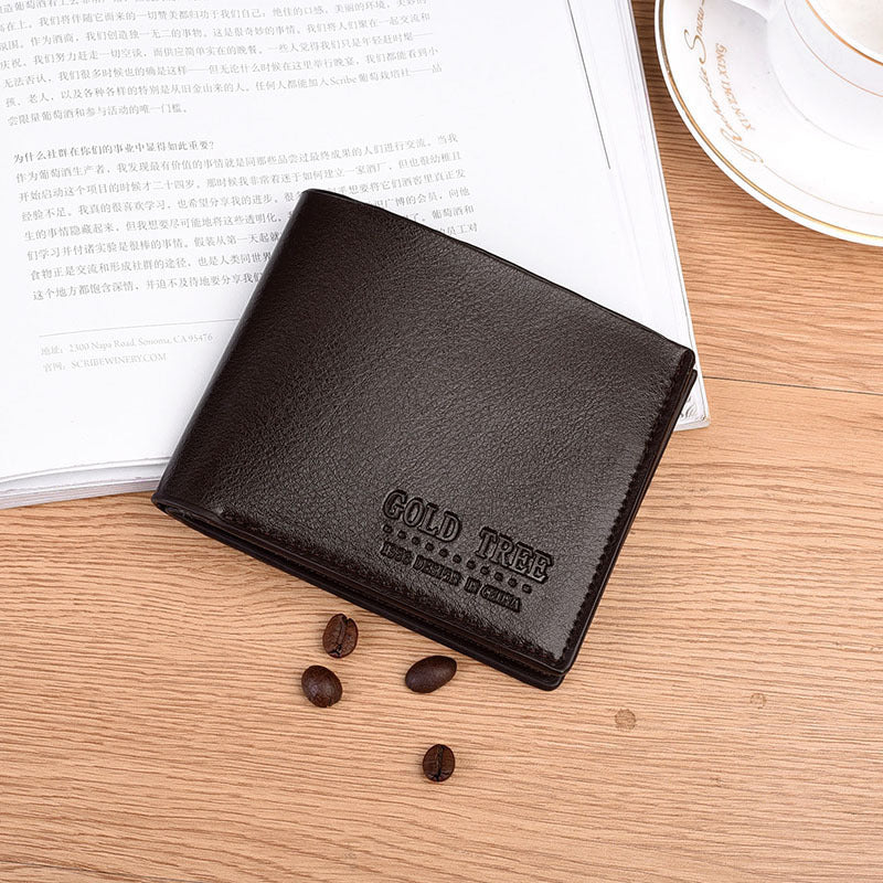 mens short wallet card holder change cash organizer card holder