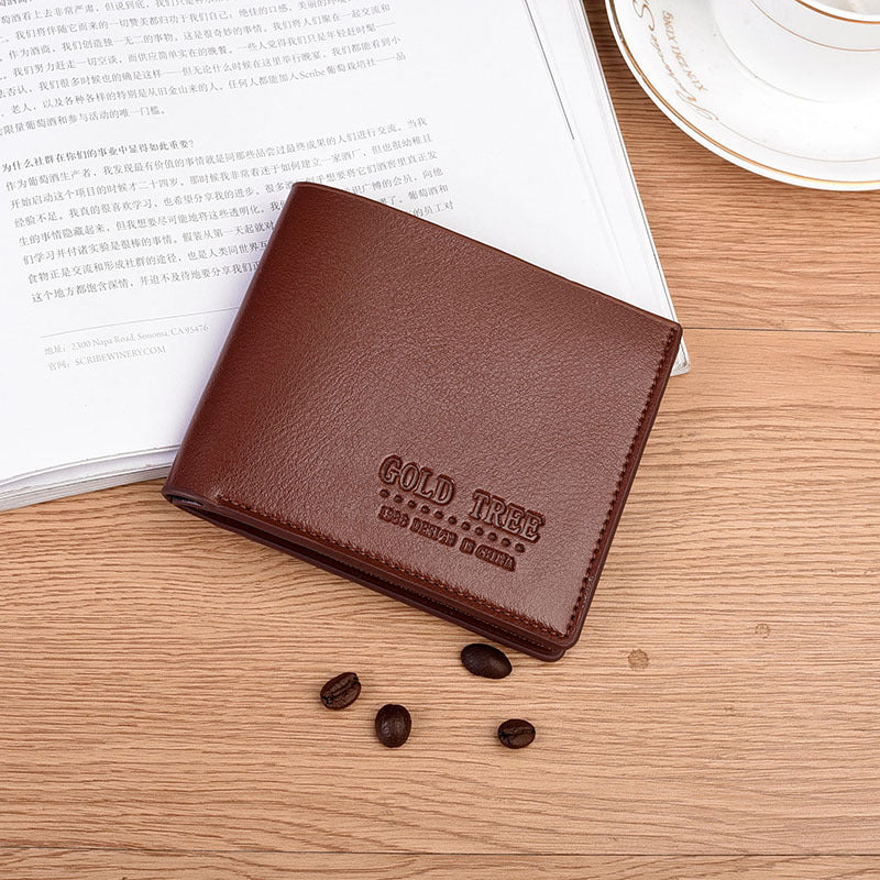 mens short wallet card holder change cash organizer card holder