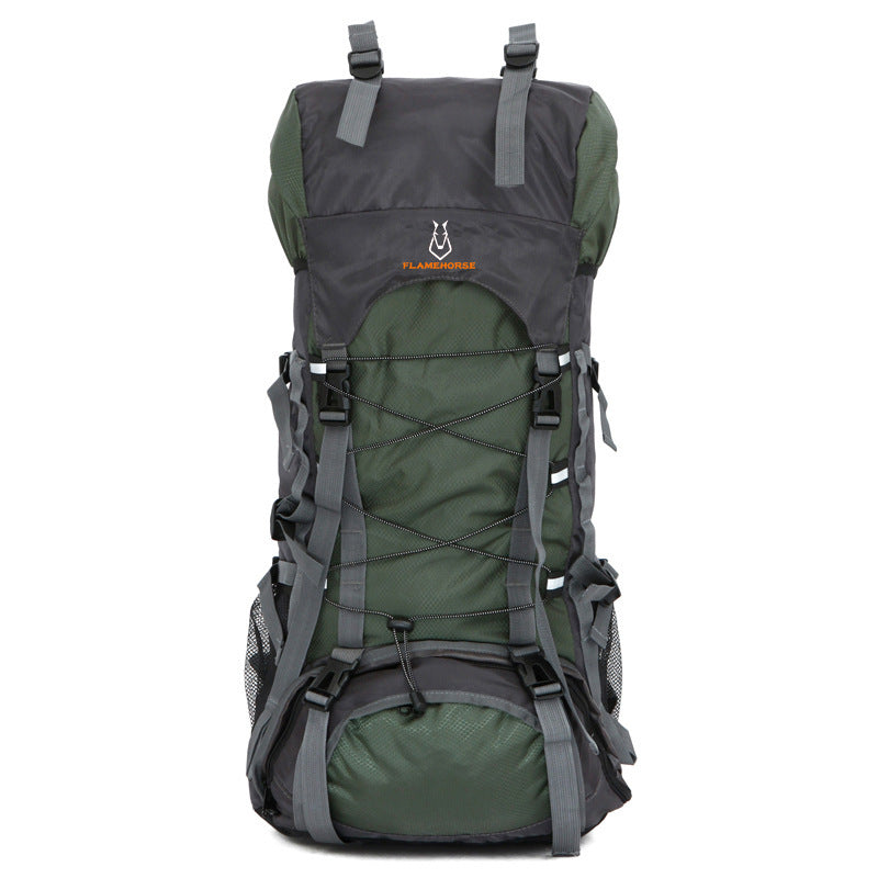 new fashion male and female large capacity backpack 60l foreign trade mountaineering bag outdoor backpack leisure luggage bag