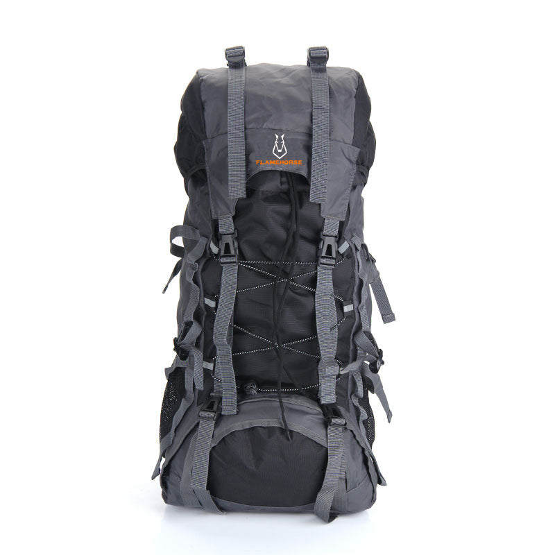 new fashion male and female large capacity backpack 60l foreign trade mountaineering bag outdoor backpack leisure luggage bag