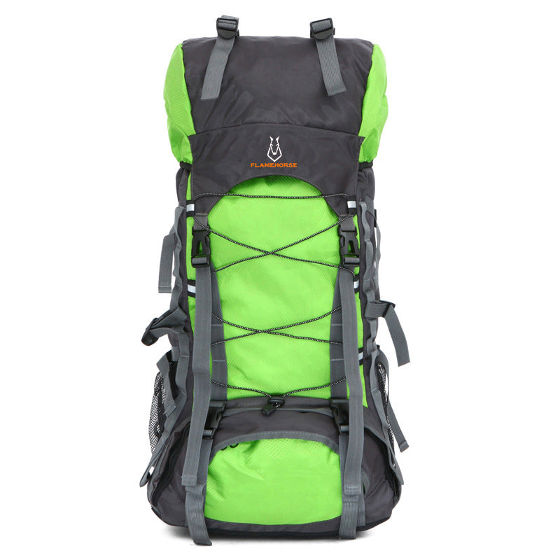 new fashion male and female large capacity backpack 60l foreign trade mountaineering bag outdoor backpack leisure luggage bag