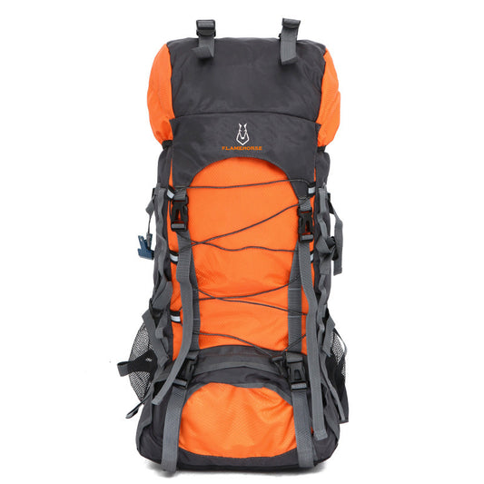 new fashion male and female large capacity backpack 60l foreign trade mountaineering bag outdoor backpack leisure luggage bag