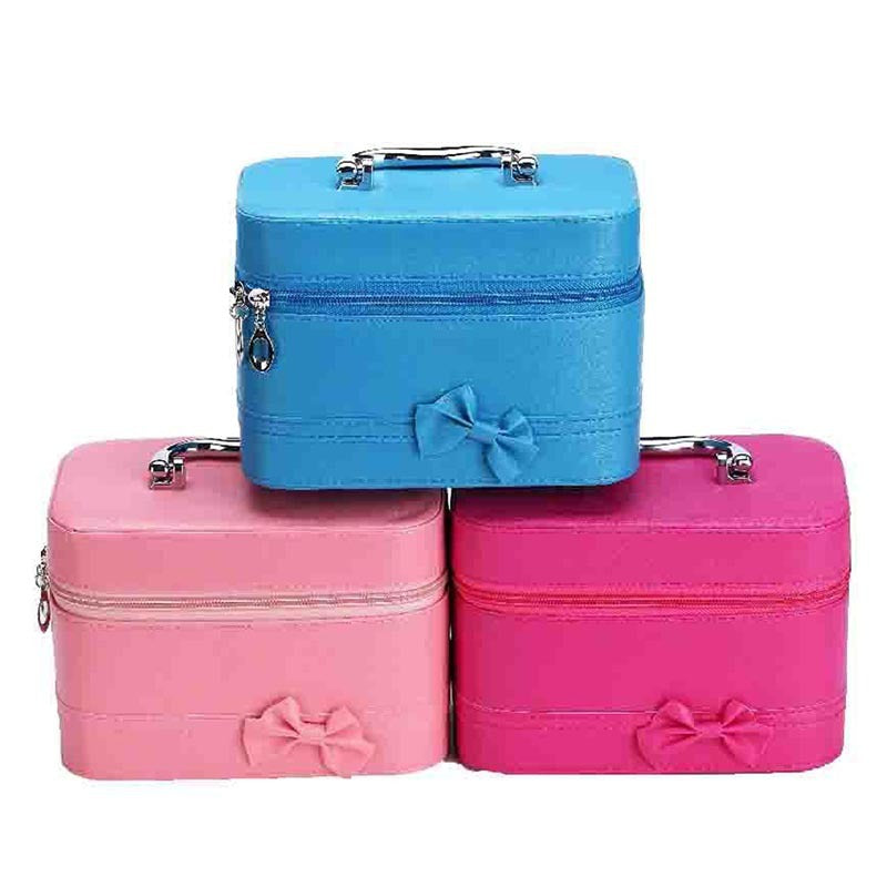 cute and fashionable womens box storage bag cosmetic case