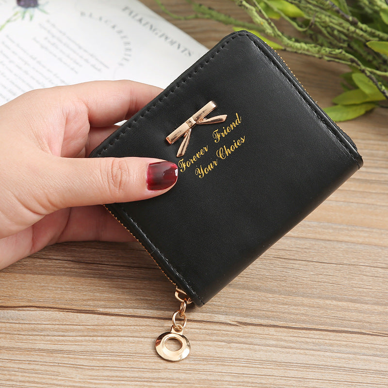 womens zipper short coin purse