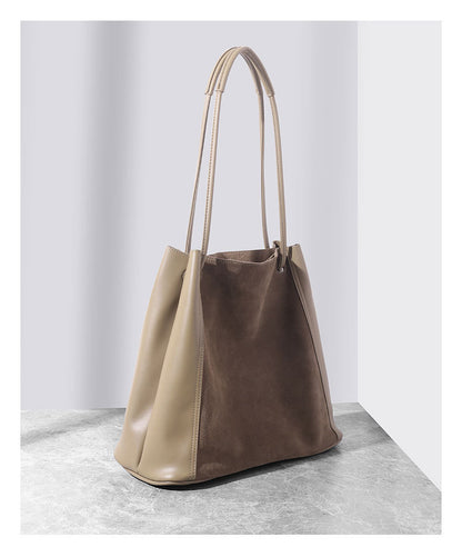 womens cowhide portable shoulder messenger bag