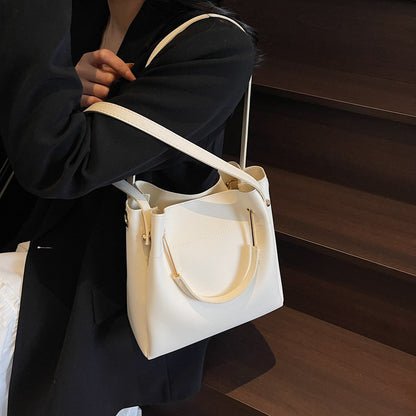 bucket bag simple all match portable shoulder crossbody bags