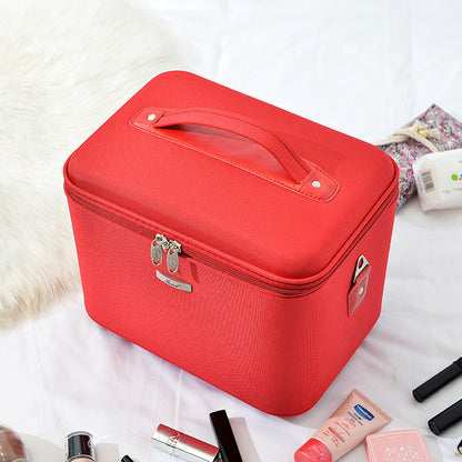 large capacity portable korean version simple portable cosmetic case