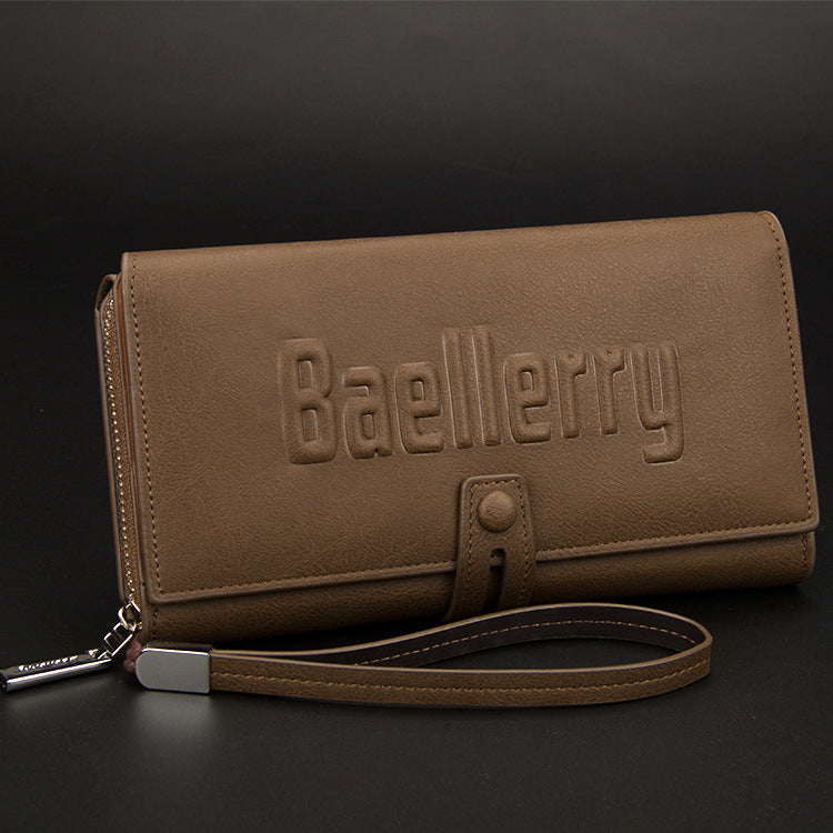 baellerry europe multifunctional hand bag long wallet men hand bag handbag with large capacity wallet