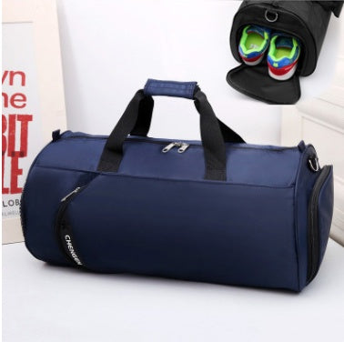 fitness bag mens sports bag basketball training bag football bag portable travel bag cylinder bag shoulder bag waterproof