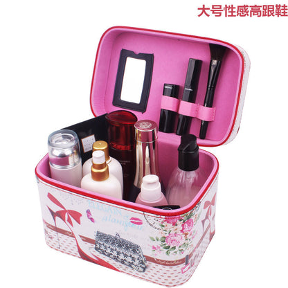 manufacturer korean lovable hand held cosmetic bag waterproof travel package make up toolbox