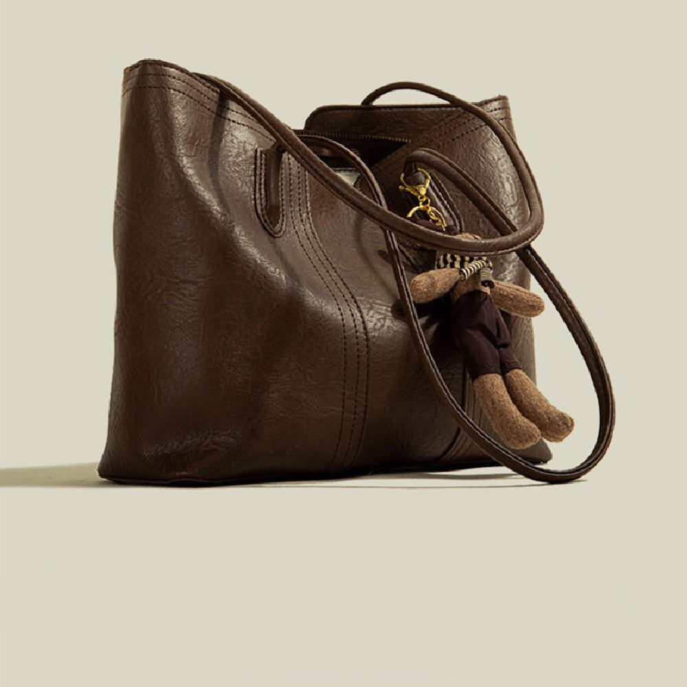 womens retro large capacity shoulder bag