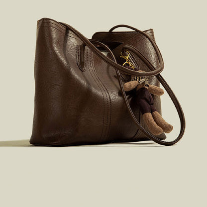 womens retro large capacity shoulder bag