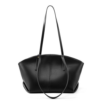 womens fashion casual leather large capacity tote bag