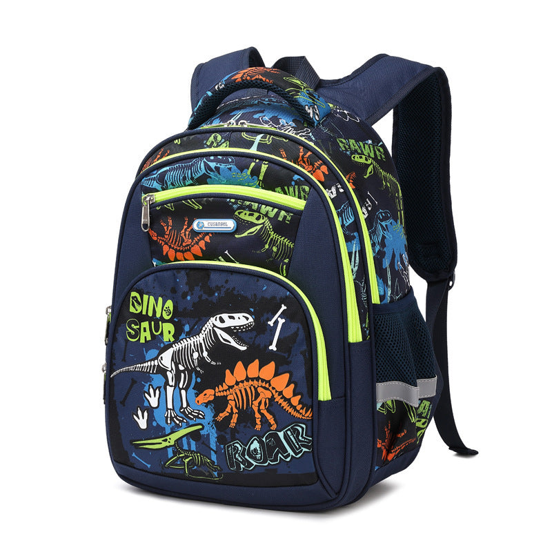 primary school boys large capacity childrens backpack space schoolbag