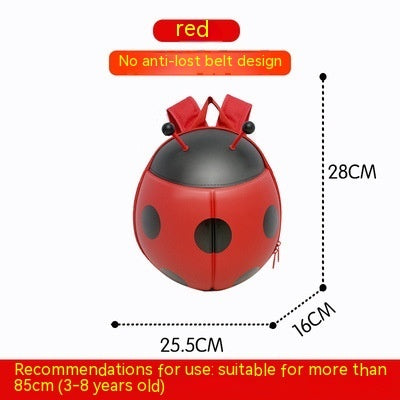 cute ladybug backpack childrens schoolbag cartoon