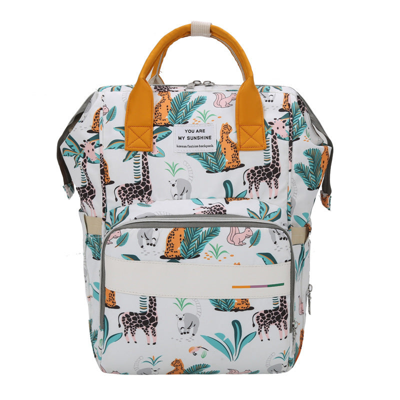Double Shoulder Bag With Multi-function And Large Capacity