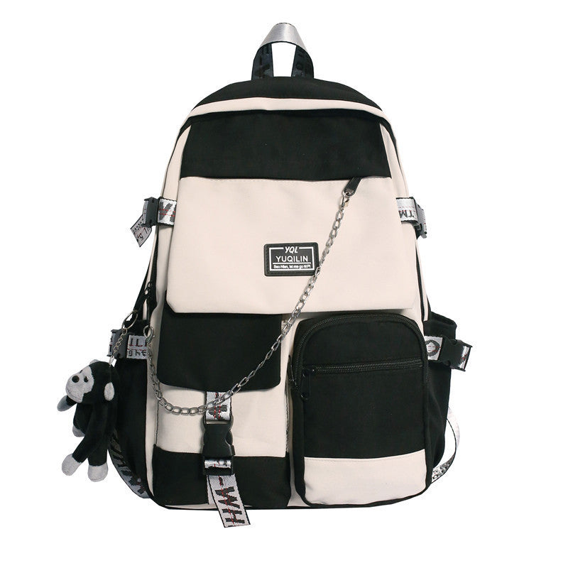 junior high school college students backpack