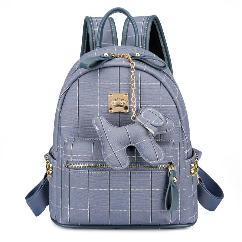 fashion ladies preppy student campus book backpack