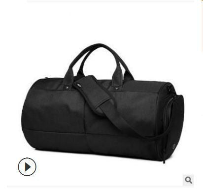 mens fashion sports gym bag waterproof canvas portable travel bag large capacity lightweight training travel bag cross border