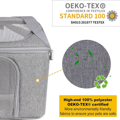 dog backpack breathable pet portable carrier bag travel transport bag for small dogs and cats outgoing